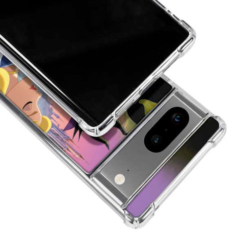 Disney Villains Sleeping Beauty and Maleficent Art Google Pixel 7a Clear Case